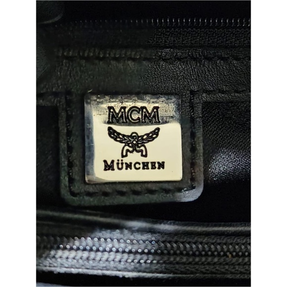 Authentic MCM Visetos Briefcase/Laptop Bag Black - Picture 8 of 15